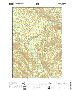 Baker Lake NW 2018 topographic map thumbnail