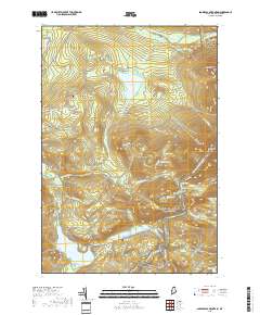 Saddleback Mountain 2018 topographic map thumbnail