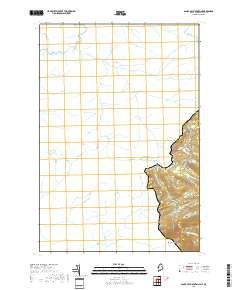 Sandy Bay Mountain 2018 topographic map thumbnail