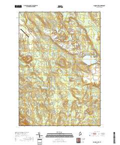 Schoodic Lake 2018 topographic map thumbnail