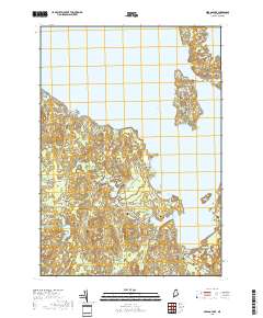 Sebago Lake 2018 topographic map thumbnail