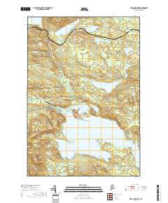 Sebec Lake West 2018 topographic map thumbnail