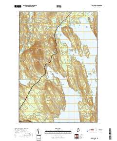 Seboeis Lake 2018 topographic map thumbnail