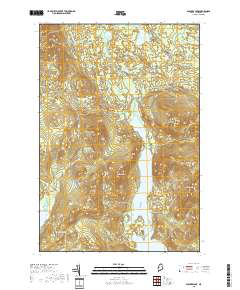 Spencer Lake 2018 topographic map thumbnail