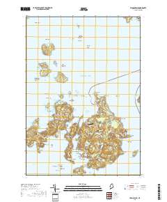 Swans Island 2018 topographic map thumbnail