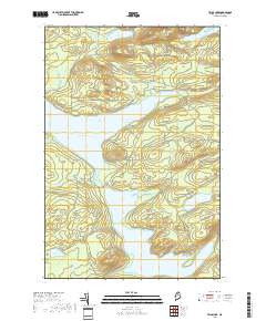 Telos Lake 2018 topographic map thumbnail