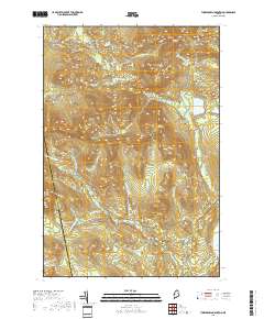 Tumbledown Mountain 2018 topographic map thumbnail