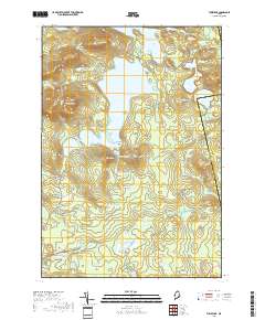 Tunk Lake 2018 topographic map thumbnail