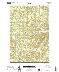Turner Pond 2018 topographic map thumbnail
