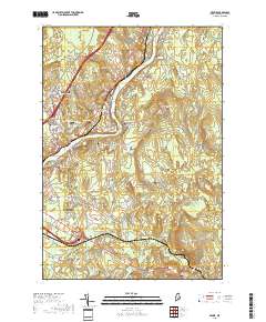Veazie 2018 topographic map thumbnail
