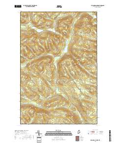 Wallagrass Lakes 2018 topographic map thumbnail
