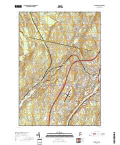 Waterville 2018 topographic map thumbnail