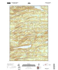 Webster Lake 2018 topographic map thumbnail