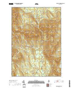 Witham Mountain 2018 topographic map thumbnail