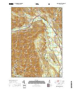 North Conway West 2018 topographic map thumbnail