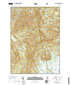 Squam Mountains 2018 topographic map thumbnail