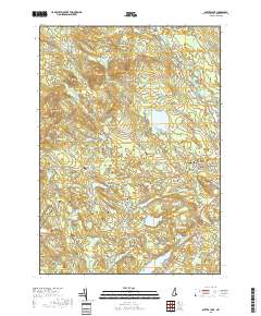 Baxter Lake 2018 topographic map thumbnail