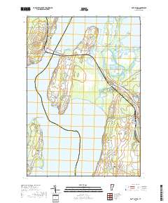 East Alburg 2018 topographic map thumbnail