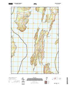 North Hero 2018 topographic map thumbnail