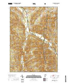 North Pownal 2018 topographic map thumbnail
