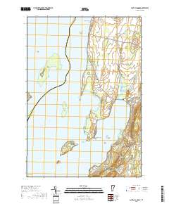 Saint Albans Bay 2018 topographic map thumbnail