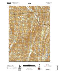 Saxtons River 2018 topographic map thumbnail