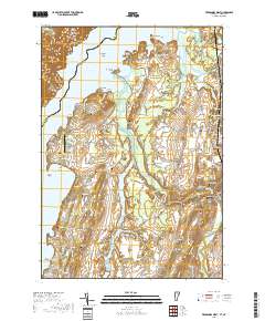Vergennes West 2018 topographic map thumbnail