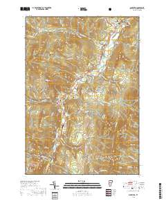 Waitsfield 2018 topographic map thumbnail