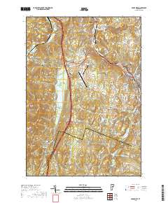 Barre West 2018 topographic map thumbnail
