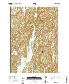 Bomoseen 2018 topographic map thumbnail