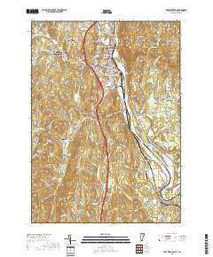 Brattleboro 2018 topographic map thumbnail