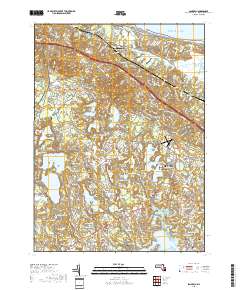 Sandwich 2018 topographic map thumbnail