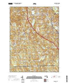 Uxbridge 2018 topographic map thumbnail