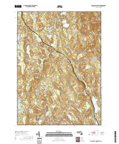 Wachusett Mountain 2018 topographic map thumbnail