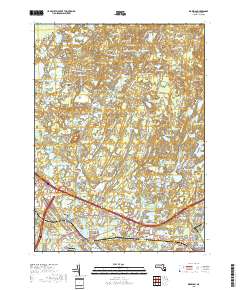 Wareham 2018 topographic map thumbnail