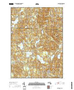 Ashburnham 2018 topographic map thumbnail