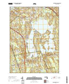 Assawompset Pond 2018 topographic map thumbnail