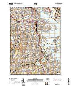 Boston South 2018 topographic map thumbnail