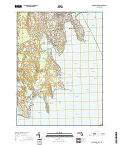 New Bedford South 2018 topographic map thumbnail