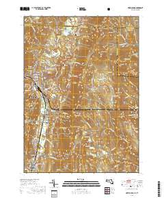 North Adams 2018 topographic map thumbnail