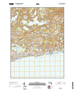 Harwich 2018 topographic map thumbnail