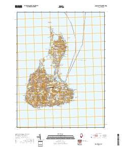 Block Island 2018 topographic map thumbnail