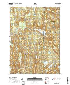 Voluntown 2018 topographic map thumbnail