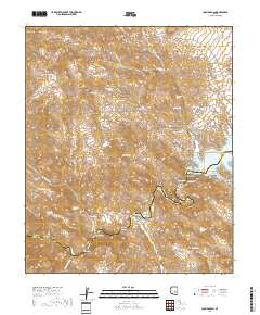 Coolidge Dam 2018 topographic map thumbnail