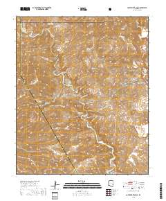 Copperplate Gulch 2018 topographic map thumbnail