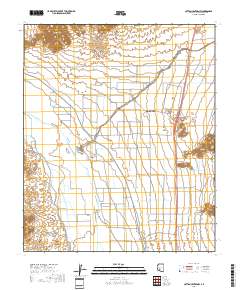 Cotton Center NW 2018 topographic map thumbnail