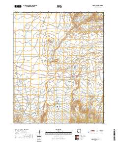 Cow Butte 2018 topographic map thumbnail