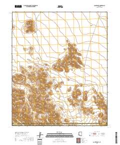 Coyote Peak 2018 topographic map thumbnail