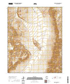 Crater Canyon 2018 topographic map thumbnail