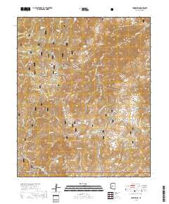 Crown King 2018 topographic map thumbnail